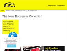 Tablet Screenshot of mystyleshop.de
